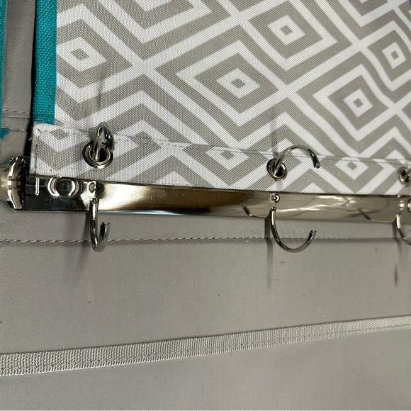 Pottery Barn PB Teen Gear-Up Gray Preppy Diamond Homework Holder Binder Emma - Picture 9 of 10